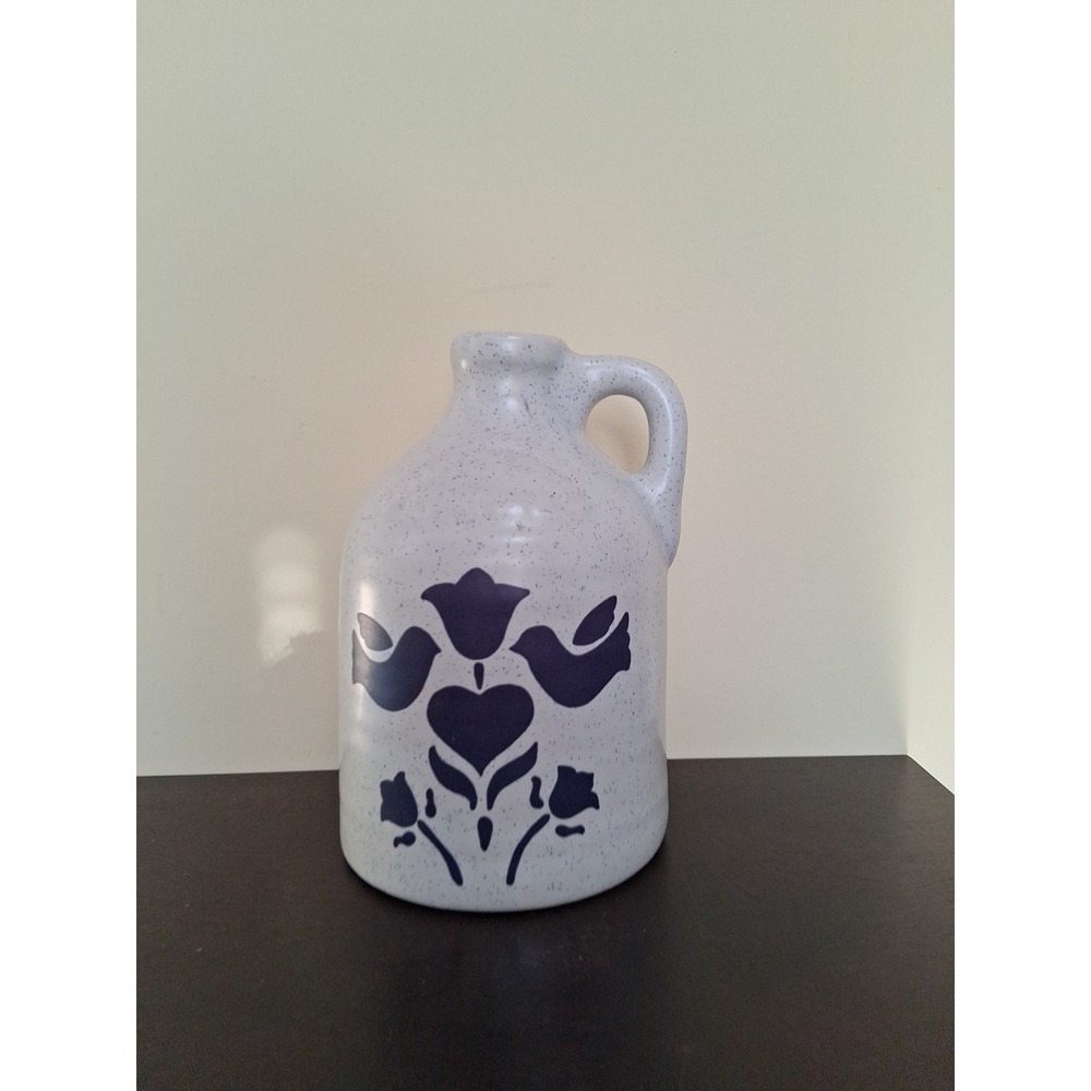Harris Potteries Chicago USA Jug  9" Tall 6" Wide Mint
